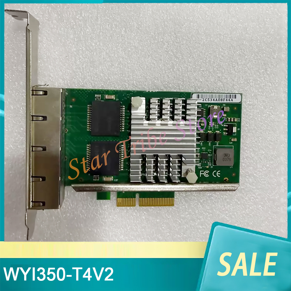 Gigabit Network Card - WYI350-T4V2 PCI-E X4 серверная сетевая карта