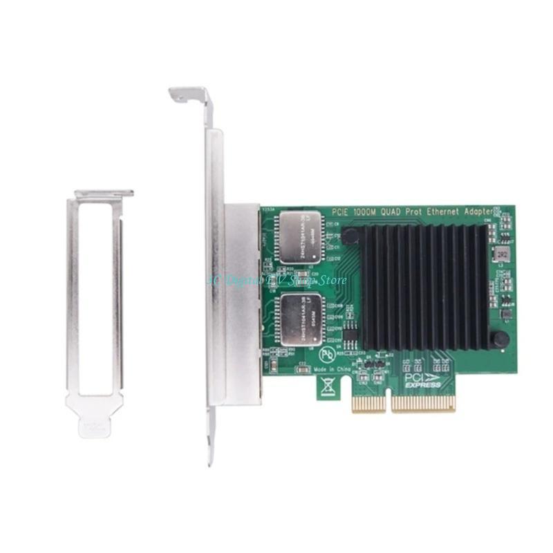 Gigabit Network Card - Серверная сетевая карта E74D PCIe Сетевой