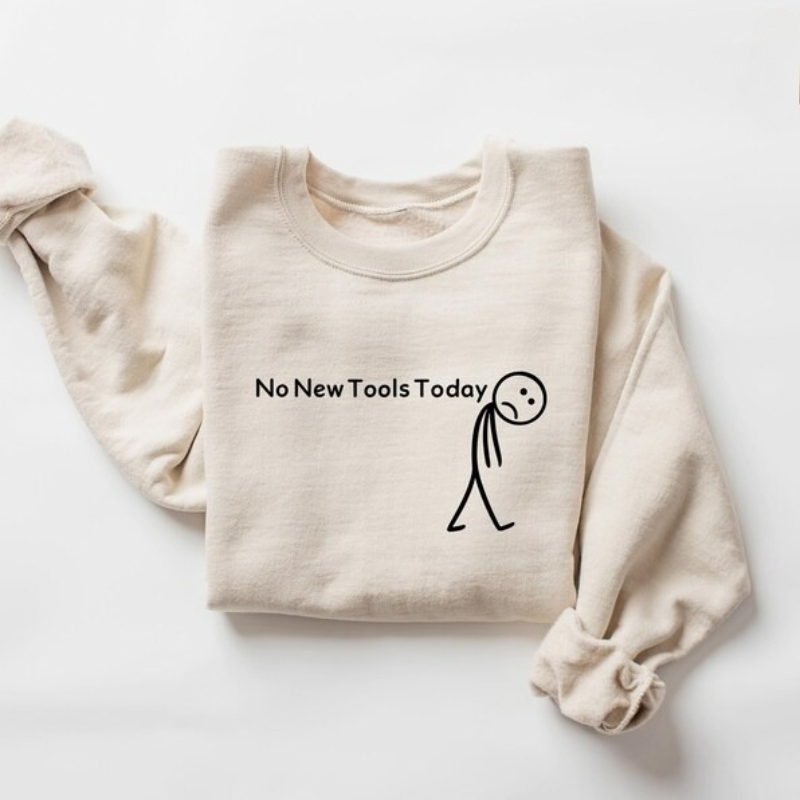 Толстовка No New Tools Today,  – обзор и цена The Office Tech